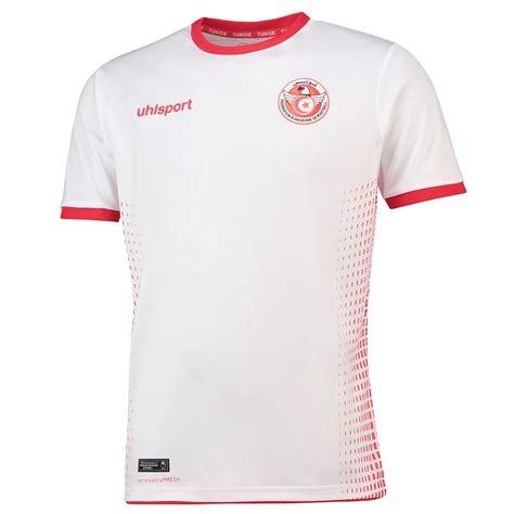 Official Tunisia Football Home Shirt 2018 Mens Jersey Tee Top Uhlsport ...