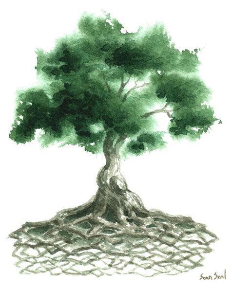 Celtic Tree Of Life by Sean Seal