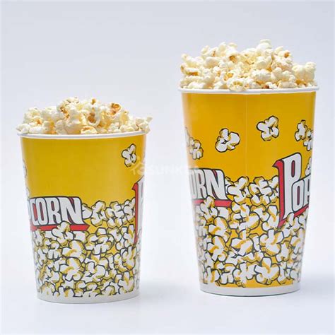 Custom Popcorn Paper Cups - Buy custom popcorn buckets, disposable ...