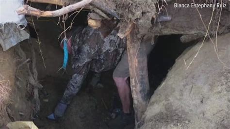 California Homeless People Found Living in Massive, Filthy Caves 20 Feet Below Ground - Drugs ...