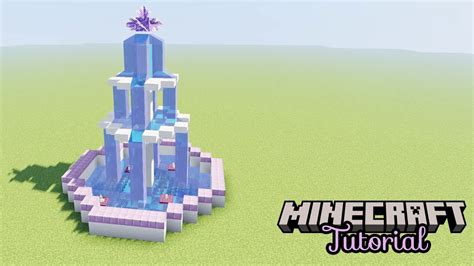 Minecraft Tutorial | How To Build A Fountain - YouTube