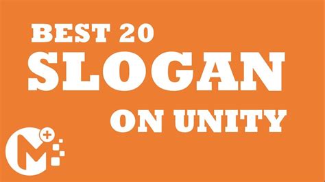 Best 20 Slogans on Unity - YouTube