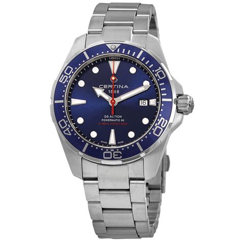 Certina DS Action Diver Blue Dial Automatic Men's Watch C032.407.11.041.00 - DS Action - Certina ...