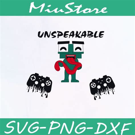 Unspeakable SVG, Play Game SVG,png,dxf,cricut - Inspire Uplift