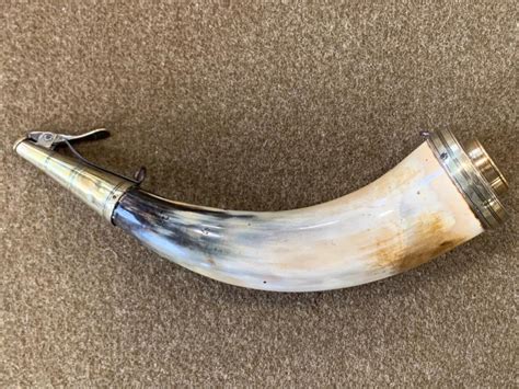 War Department Militaria | AUCTION Georgian Baker Rifle or similar Powder Horn