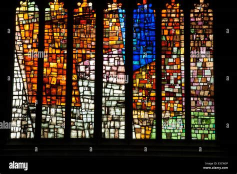 Stained Glass Window, Manchester Cathedral, England, UK Stock Photo - Alamy