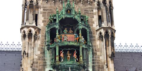 The glockenspiel at Marienplatz, Munich, Germany - Notable Travels