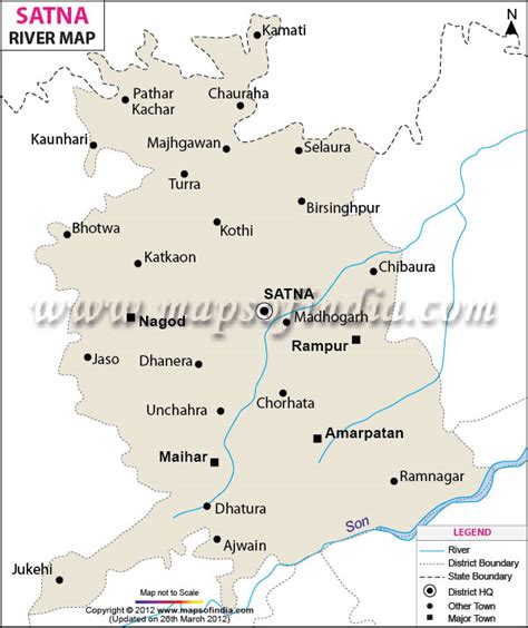 Satna River Map