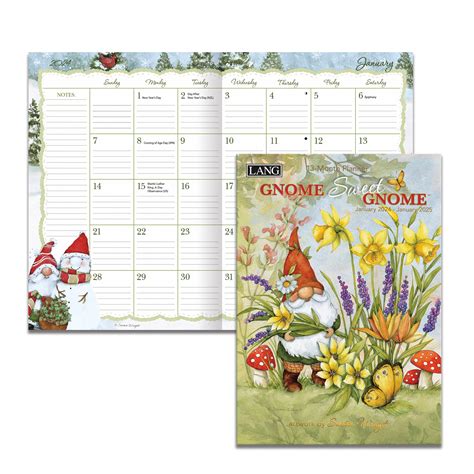 Wholesale Calendars Online 2024 Lang Monthly Planner GNOME SWEET GNOME - Fieldfolio