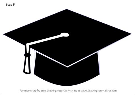 Learn How to Draw a Graduation Cap (Hats) Step by Step : Drawing Tutorials