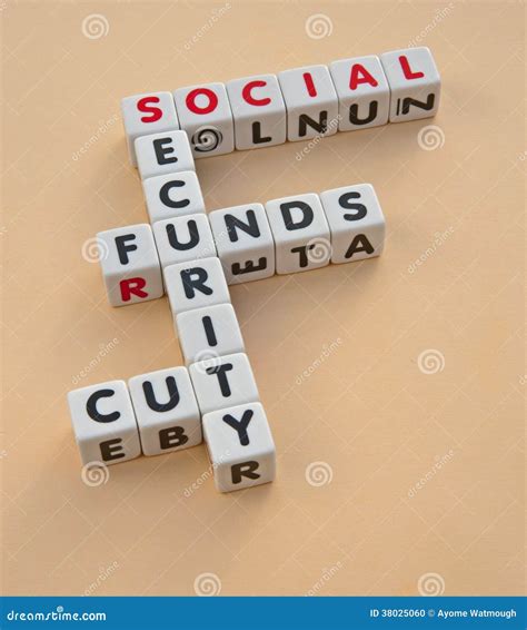 Cuts in Social Security Funding Stock Photo - Image of political, funds ...