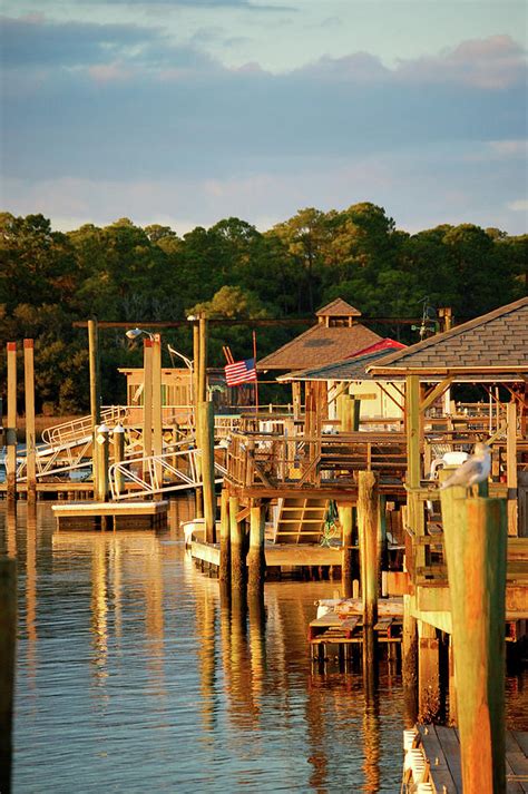 Docks at Sunset Photograph by Josh Powers | Fine Art America