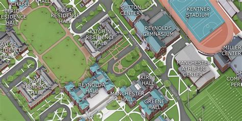 Wake Forest University Campus Map