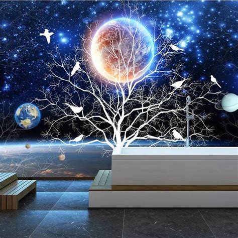 Solar system wallpaper solar system wall mural galaxy wallpaper galaxy wall mural space planets ...