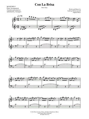 "Con La Brisa" Sheet Music - 4 Arrangements Available Instantly - Musicnotes