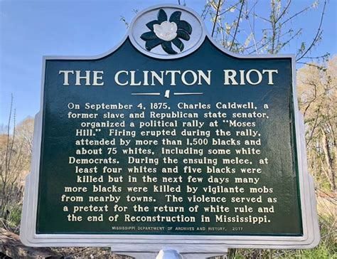 The Clinton, Mississippi Riot (1875)