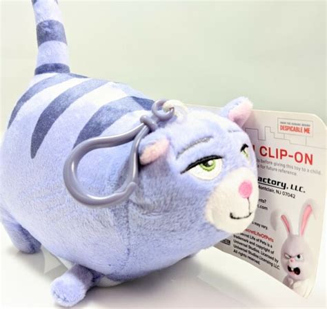 NEW! The Secret Life of Pets Chloe Cat Plush Clip On Plush Dolls Toys ...