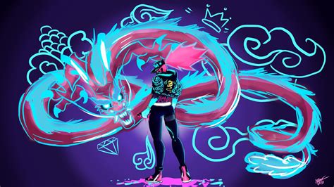 KDA Akali Neon Wallpapers - Wallpaper Cave