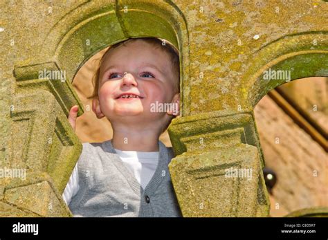 a young child posing for portrait around belfast castle northern ...