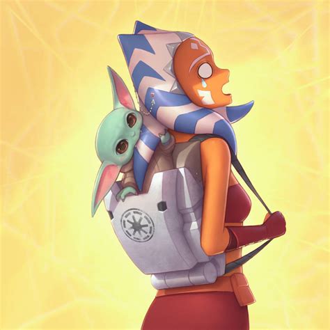 Ahsoka and Grogu by Twinji-Tech on DeviantArt