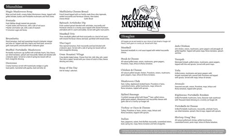 Mellow Mushroom Menu, Menu for Mellow Mushroom, Tuscaloosa, Tuscaloosa ...