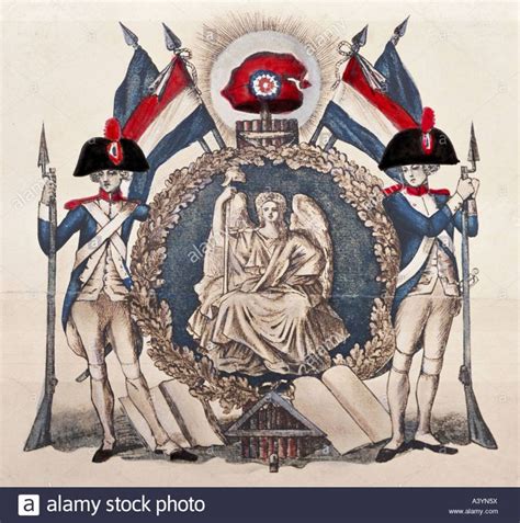 heraldry, coat of arms, France, First Republic, 1792 - 1804, colour ...