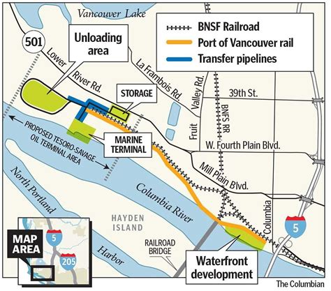 Vancouver waterfront map - Waterfront vancouver map (British Columbia - Canada)