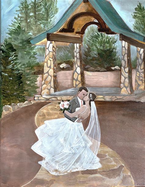 Colorado Live Wedding Painter Olivia Andruss Art Denver