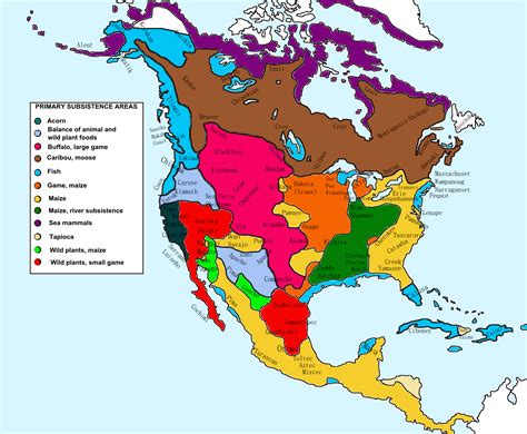 Indigenous Map Of North America