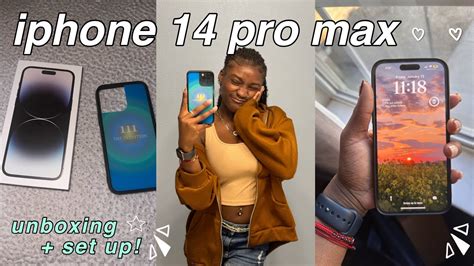 IPHONE 14 PRO MAX Unboxing & Set up! - YouTube