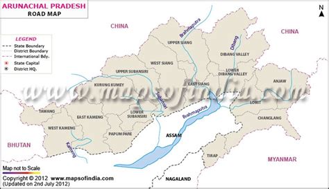 River Map of Arunachal Pradesh | Map, Teaching geography, India map