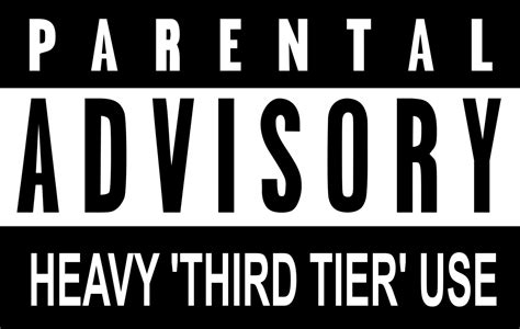 Parental Advisory Sticker Template