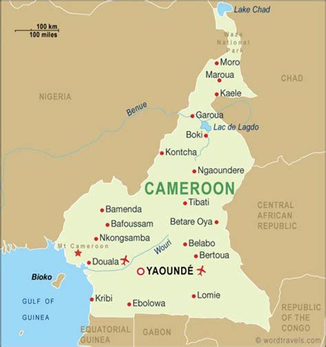 Cameroon Bamenda Map