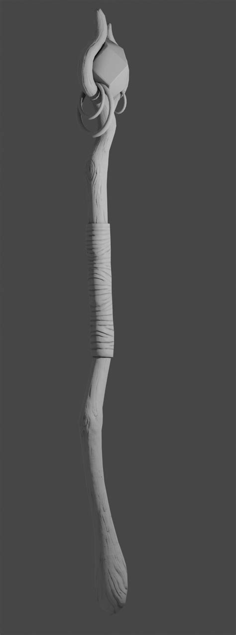 ArtStation - Fantasy Wood Staff Fan Art