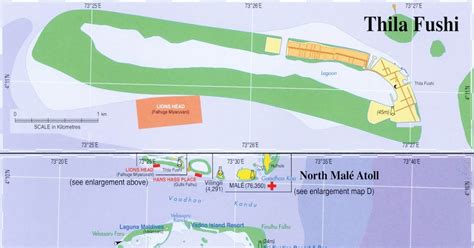 :: Maps of Maldives ::: Map - 10, South Kaafu Atoll