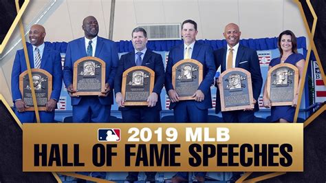 A look back on the 2019 MLB Hall of Fame Ceremony - YouTube