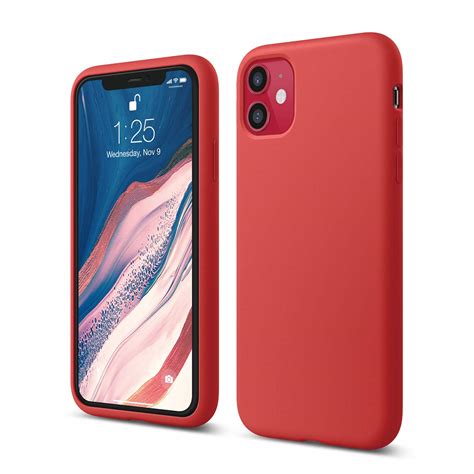 Silicone Case for iPhone 11 - Red :: ELAGO | SLG Design