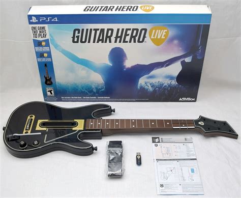 NEW Sony PS4 Guitar Hero LIVE Wireless Controller +USB Dongle ...