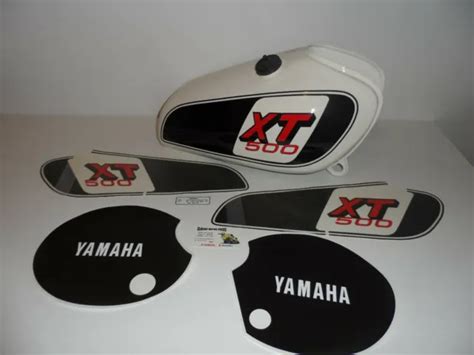 XT 500 YAMAHA 1979 Decal /Kit D'emblemes Compatible Pour Reservoir Et Caches EUR 62,00 - PicClick FR