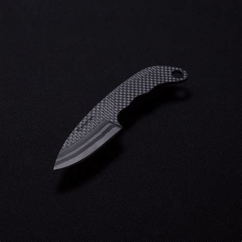 Carbon Fiber Neck Knife // Curved Handle - Bastion - Touch of Modern