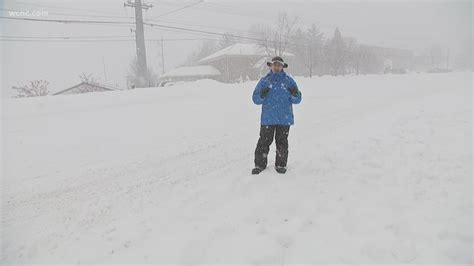 Jim Cantore says the snow is piling up in Boone. "This is just unbelievable to me." | wcnc.com