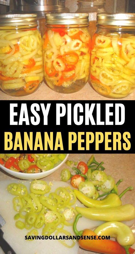 Easy Pickled Banana Peppers