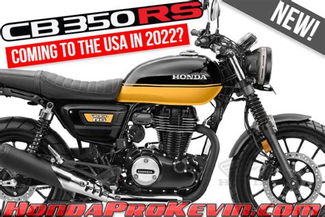 NEW Honda CB350 RS Motorcycle Announced... 2022 USA Release Date on the ...