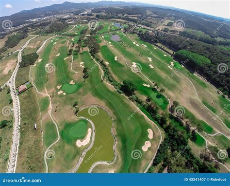 Aerial view golf course stock image. Image of sand, florida - 43241407