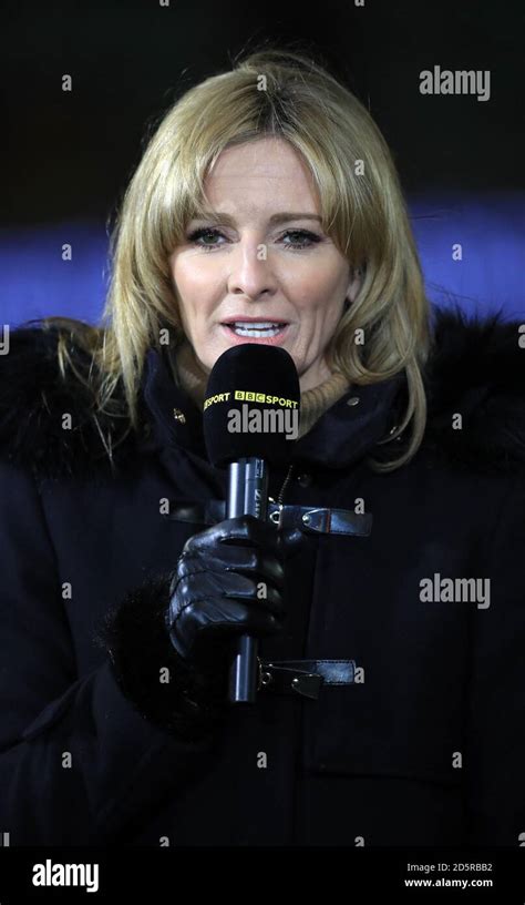 BBC Sport presenter Gabby Logan Stock Photo - Alamy