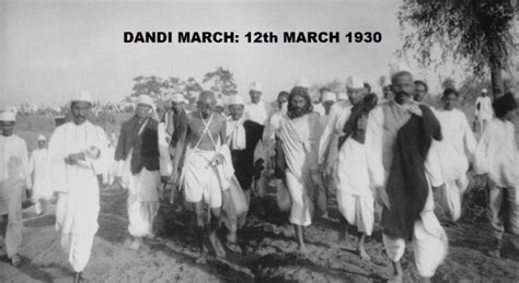 TAX ON SALT - 12th March – DANDI MARCH 1930