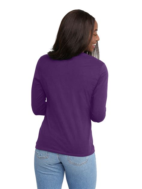 Hanes Women's Long Sleeve V-Neck Tee - Walmart.com