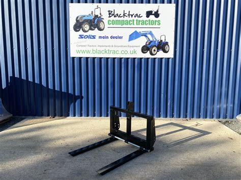 New Pallet Forks for Compact Tractor - Blacktrac Compact Tractors