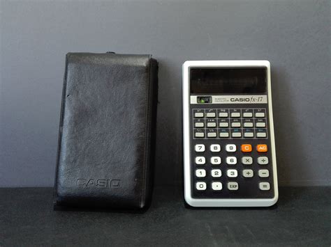 Casio Scientific Calculator FX-17, Vintage, made in Japan, with Case | Scientific calculator ...