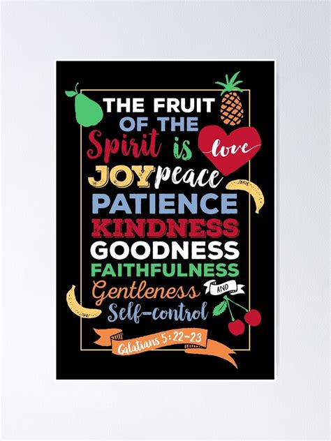 "Fruit of the Spirit, Galatians 5:22-23, scripture, Christian gift ...